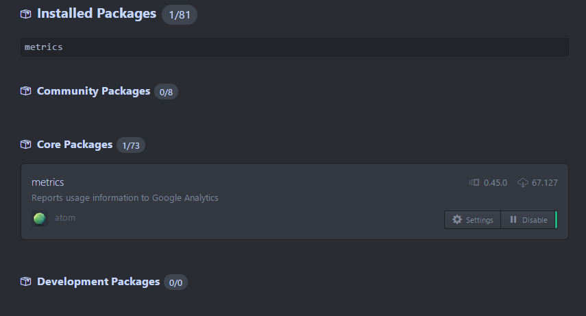 Die Analytik ist ĂŒber ein Plugin realisiert, lĂ€sst sich daher auch zumindest deaktivieren